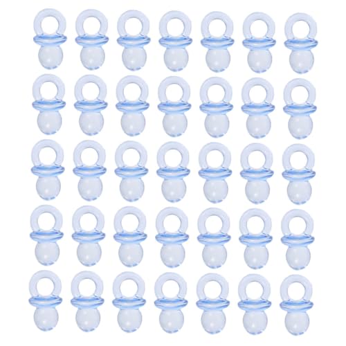 KOMBIUDA 150pcs Mini Pacifiers Acrylic for Baby Shower Games Baby Shower Decorations