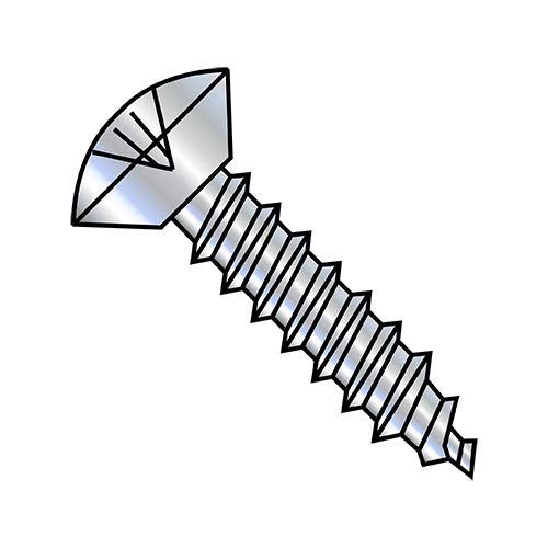 Tornillo Autorroscante Phillips Oval Zinc 6-18X5/8 Pack 10000
