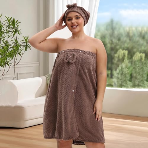 Serviette de bain grand format à tissu réglable pour éviter les chutes