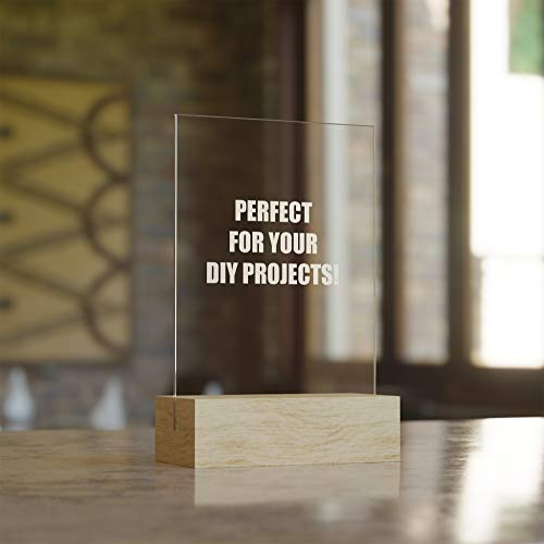 Image of 2 Pack of Clear Plexiglass Acrylic Sheet 12 X 24 Inches, 3mm (1 /8 inch Thickness) Unbreakable and Lightweight Substitute for Glasses, Great Use for Sneeze Guard, Shield, Greenhouse, Poster Frames