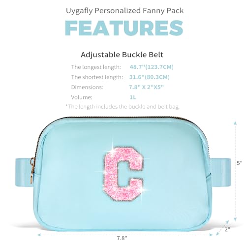Image of Uygafly Gift for Teen Girls Kids Daughter Her - Birthday Gifts for 3 4 5 6 7 8 9 10 11 12 13 Year Old Girls,Fanny Pack Crossbody Bag Purse Belt Bag Cute Trendy Stuff | Blue,C