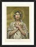  Biller Antik E. Eroli. L\'angelo di Natale Alone d\'oro colorato facsimile_E 8976