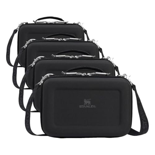 Image of STANLEY All Day Mini Lunch Box | 4.2-quart | EVA Insulated Lunch Bag | Crush Resistant | Adjustable Strap | BPA-Free | Black (Pack of 4)