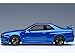 Skyline GT-R R34 Z-Tune RHD (Right Hand Drive) Bayside Blue 1/18 Model Car by Autoart AA77462