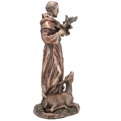 Figura Decorativa San Francisco de Asís 6.1 pulg miniatura 3