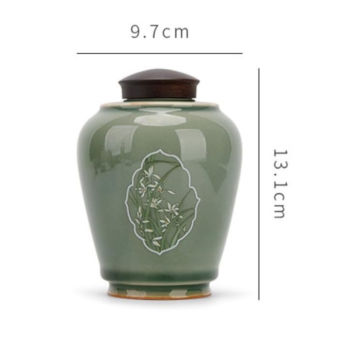 Keramik-Teedosen, Vintage-Teedosen, Keramikbehälter, Aufbewahrungsdosen für Zuhause, Küche, Aufbewahrungsdosen für Kaffee, Tee, Gewürze und mehr
