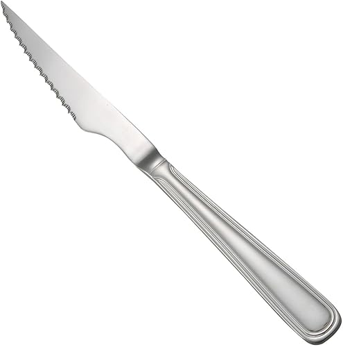 Winco Shangarila - Cuchillo para carne, punta puntiaguda, extra pesado