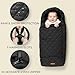 Warm and Cozy Winter Stroller Cover for Baby - Waterproof Bunting Bag with Soft Fleece Lining and Universal Fit for Strollers - Protective Footmuff Blanket for Ultimate Comfort in Wind, Rain & Snow