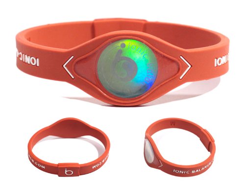 OFFICIAL - Ionic Balance Band - Latest Generation MK2 Technology (X-Small - 16cm / 6.3in, Orange/White) — image 1
