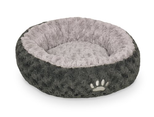 Nobby Komfortbett Donut Seoli, dunkelgrau-hellgrau, Ø 60