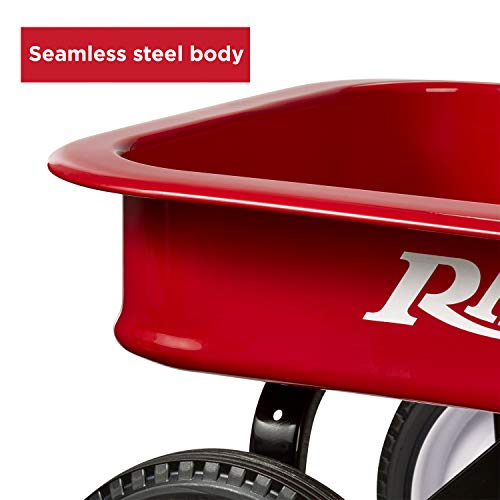 Radio Flyer 18Z Durable All Steel Seamless Body Wagon Featuring Original And Classic Iconic Design For Kids Ages 1 Year Old And Up thumb #3