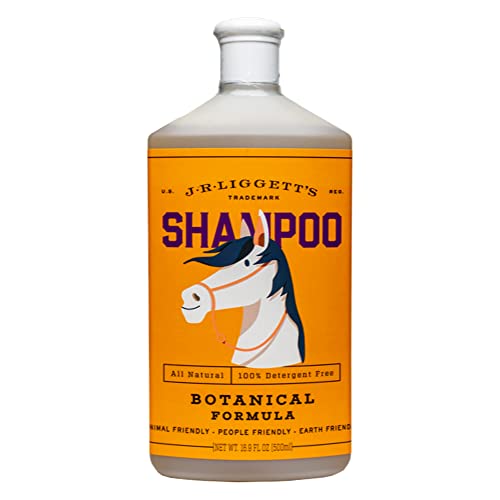 Image of J.R.LIGGETT'S Botanical Horse Liquid Shampoo for Sensitive Skin | Hypoallergenic Biodegradable Shampoo Formula for Horses | 100% Eco-Friendly | Detergent-Free Horse Supply | 16.9fl.oz