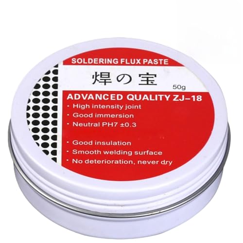 50g Solder Flux Paste,Flux Soldering Paste,No-Clean Solder Flux Paste,Soldering Flux for Mobile Phones,Mechanic Solder Tin Paste,Flux Paste,Solder Flux Paste for Home Appliances,Computer Motherboard