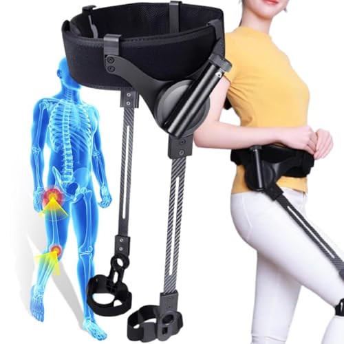 Exoesqueleto - Ayuda para caminar para rehabilitación de movilidad, soporte de fuerza ajustable para senderismo y escalada de escaleras, ideal para asistencia de movilidad limitada