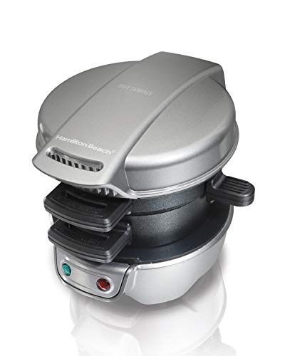 Sanduicheira Multiuso, Preta, 110v, Hamilton Beach