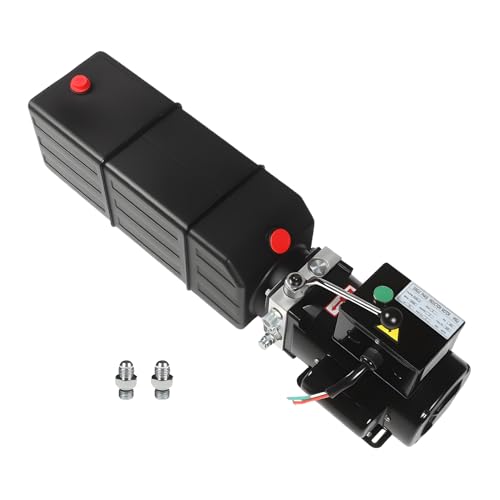 Image of Nakkaa 16 Quart 2.2 KW Single Acting Hydraulic Power Unit Pump Suitable for Dump Trailer Lifting