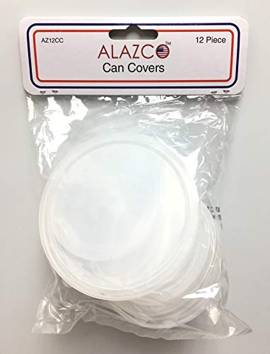 Alazco 12Pc Bpa-Free Can Covers - 2 Large 2 Medium 8 Small Plastic Tight Seal Lids For Canned Goods Or Pet Dog Cat Food Food Saver Reusable #TOP1