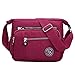 UINGKID Multi poche occasionnel Cross Body Bag Voyage Bag Messenger Sac à main pour le shopping Randonnée utilisation quotidienne