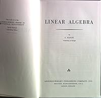 Linear Algebra 0201026554 Book Cover