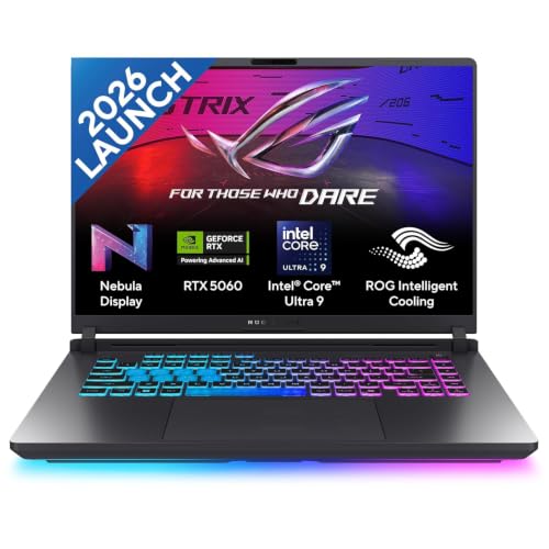 Image of ASUS ROG Strix G16, Intel Core Ultra 9 275HX, Gaming Laptop(RTX 5060-8GB /115W TGP /16GB /1TB /2.5K QHD+ /16 inch /240Hz /90WHrs /Windows 11 /M365 Basic (1Year)* /Office HOM 1 Year Brand Warranty