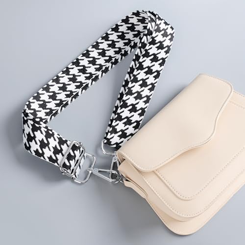Image of chushui Silver Hardware Purse Strap,Replacement Crossbody Adjustable Shoulder Strap for Handbag Bag