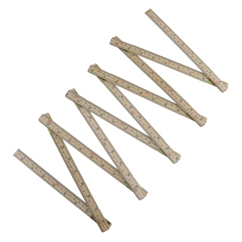 Règle pliable bois 2m blanche pour les travaux de rénovation et de charpente