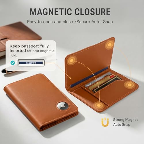 Leather Passport and Travel Document Wallet - alternate view 1 of 4