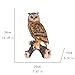 RKGOMDMU 13.3 - inch Owl Decoy Decor Outdoor Statue. Ideal for Animal Statues Courtyard Lawn Decoration, Sculptures for Yard and Grassland Adornment, Housewarming Gift.