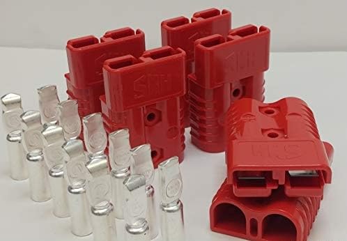 PolePalUSA Anderson/SMH/ITEC SB175 Quick Connectors 6 Pack - Red