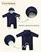 JingleBaBa Unisex Baby Snowsuit Winter Outfits Toddler One Piece Fashion Bodysuit Infant Coat Jumpsuit 0-3 Months