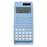 NEWYES Advanced Scientific Calculator for Exam, 401 Functions | 2 Line Display, Slide-on Cover, Ideal for Secondary School College Students Maths Science Study (Blue)