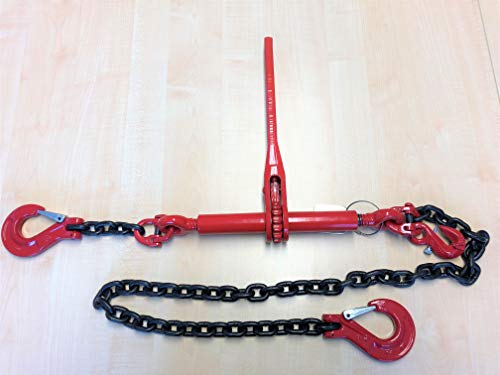 Chaîne d'arrimage classe 8 1 - Chaîne d'arrimage 10 mm 3,0 m Force d'arrimage (LC) : 63 kN (6300 daN = 6,3 to) Cover