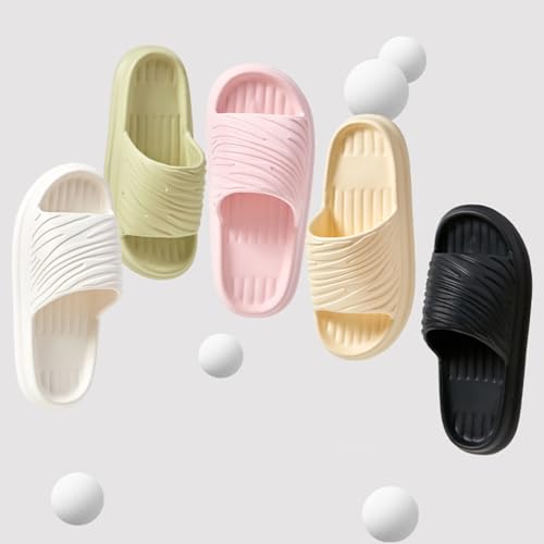 Pillow Slippers for Women Men Slide Sandals Shower Shoes Cloud Slides Cushion Thick Sole2