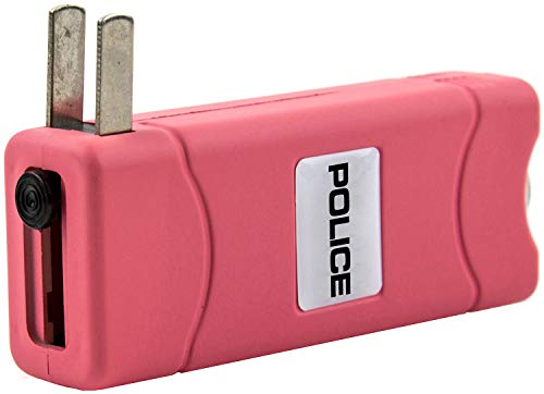 Police Stun Gun 801-35 Billion Micro Rechargeable With Led Flashlight, Pink #TOP4