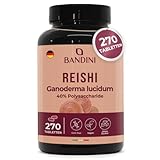 Bandini® Reishi Pilzextrakt | Hochdosiert mit 16.900 mg Äquivalente (13:1) | 40% Polysaccharide |...