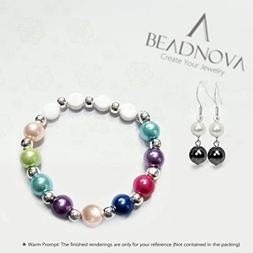 Beadnova Satin Pearls Beads For Crafts Tiny Loose Glass Imitation Pearls For Jewelry Making (4Mm, 1000Pcs, Multi Color) #TOP4