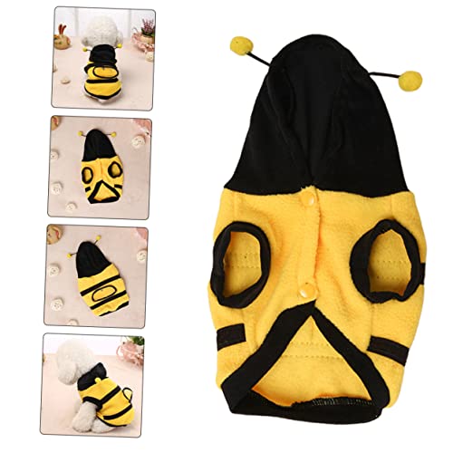 Disfraz para perro abeja talla 6 amarillo miniatura 6