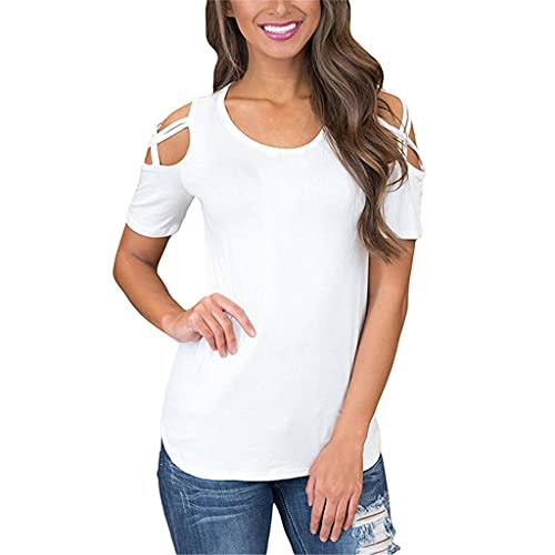 T-Shirt à Manches Courtes WQHPLMD Cou Rond en Vrac pour Homme Décontracté