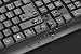 immagine 4Trust Classicline Tastiera Resistente all'Acqua, USB, Nero [Layout Italiano]