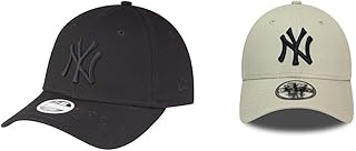 New Era 9Forty Women Cap - New York Yankees Black & New York Yankees 9forty Adjustable Cap League Essential Stone - One-Size