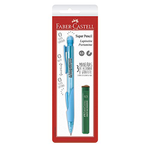 Lapiseira Super Pencil 0.5mm Mix, Faber-Castell, SM/05LSP, Multicor