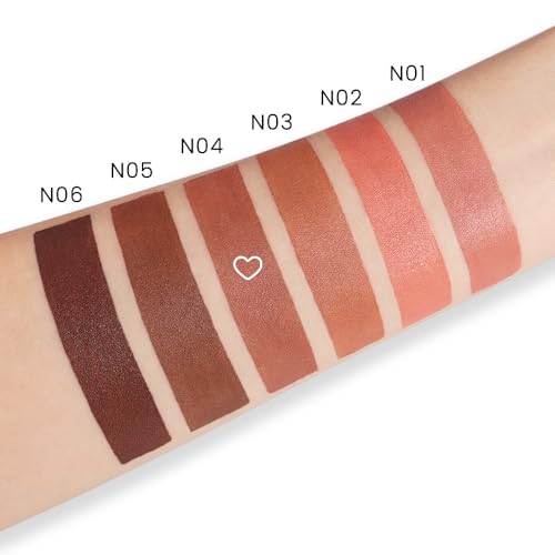 Image of evpct 1Pcs Brown Lipstick, Silky Velvet Matte Lipstick Pack Sets for Women, Long Lasting Smudge Proof Lipstick Lip Stain Makeup Kit matte lipstick 24 hours original N04