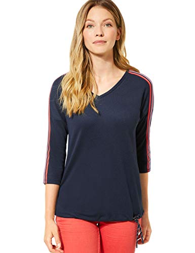 Preisvergleich Produktbild Cecil Damen 315247 3 / 4-Arm T-Shirt, deep Blue, Large