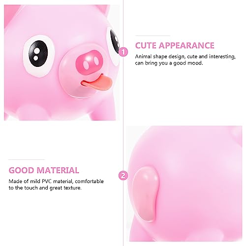 Adorable Screaming Latex Desk Teenagers Toy Play Decompression Animal Toy, Toystongue Pig Children Ball Interesting Kids Games Piggy Adults Fun Pressure