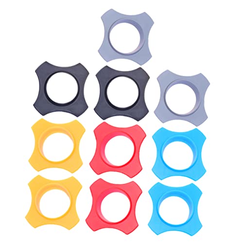 ifundom 10Piezas Anillo Antideslizante para Micrófono Protección Antichoque y Anticaída Accesorios Colores Naranja Azul Negro Gris Rojo Fáciles de Usar y Limpiar para Micrófonos de Mano