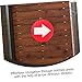 Milisten 10pcs Reflective Trail Markers Sign Arrow Reflectors for Driveway Camping Stairways