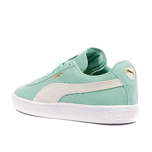 Image of Puma Suede Classis Women's S6, Women's Low-Top Sneakers, Green (Green /White), 3.5 UK (36 EU)