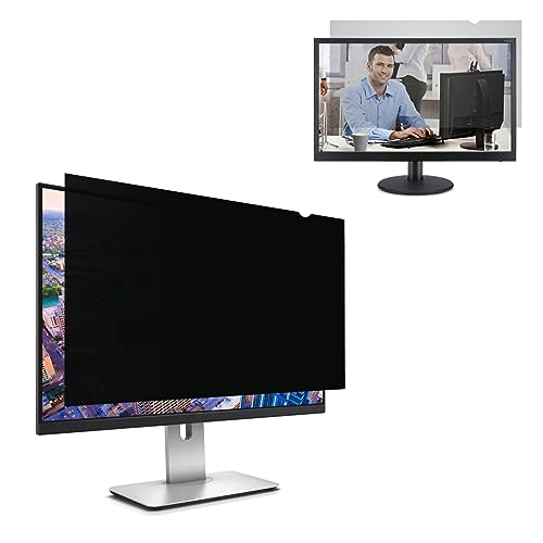McgojoHi 23-inch Computer Privacy Filter for 23" Widescreen Monitor(16:9 Aspect Ratio) Screen Protector Film for Data Confidentiality Anti-Spy Anti-Blue Light Anti-Glare Fuss-Free Installation