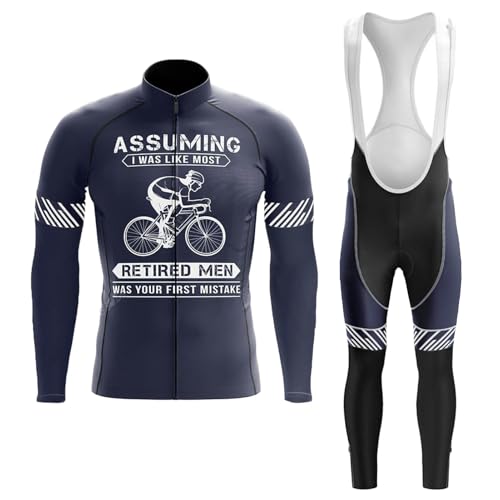 Jerseys long sleeve respirant pour le sport avec maillot cyclisme homme tenue cycliste complète