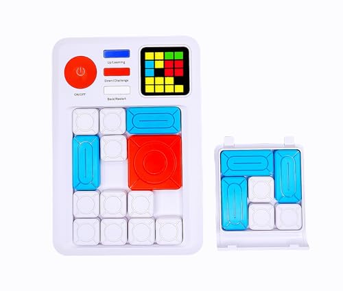 CZT Klotski Intelligent Machine de Jeu Puzzle de Labyrinthe Jeu D'évasion Huarongdao Blocs 532 Niveaux Console de Puzzle en Brique Pensée logique Jouets Cadeaux pour Enfants/garçons/Filles CZT Klotski Intelligent Machine de Jeu Puzzle de Labyrinthe Jeu D'évasion Huarongdao Blocs 532 Niveaux Console de Puzzle en Brique Pensée logique Jouets Cadeaux pour Enfants/garçons/Filles